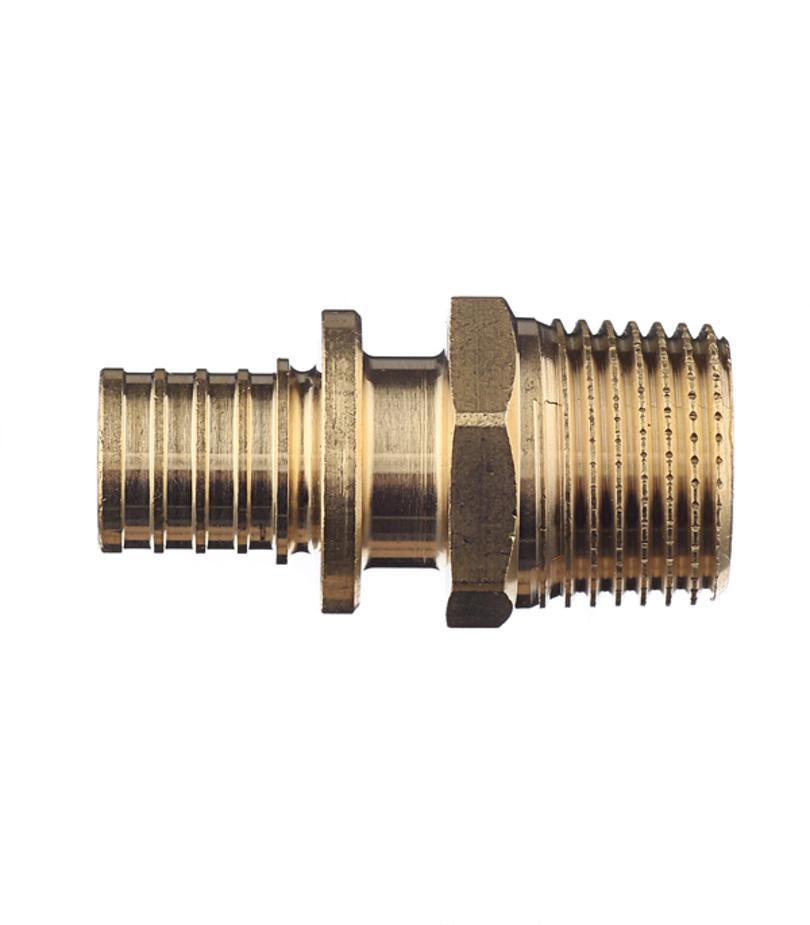 Соединитель прямой Stout (SFA-0001-001612) 16 мм х 1/2 НР(ш) латунный Соединитель прямой Stout (SFA-0001-001612) 16 мм х 1/2 НР(ш) латунный