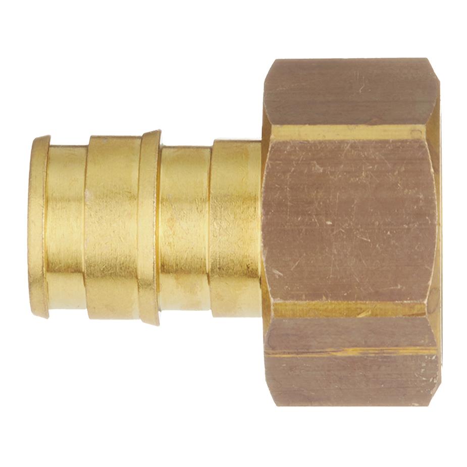 Соединитель прямой Uponor (1023014) 16 мм х 1/2 ВР(г) с накидной гайкой латунный Соединитель прямой Uponor (1023014) 16 мм х 1/2 ВР(г) с накидной гайкой латунный