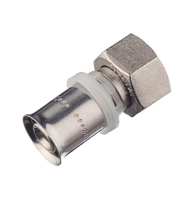 Соединитель прямой VALTEC (VTm.222.N.001604) 16(пресс) х 1/2 ВР(г)