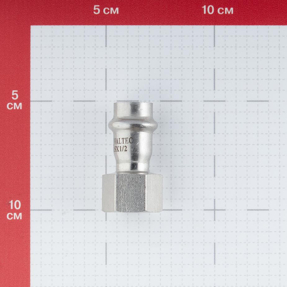 Соединитель VALTEC (VTi.902.I.001504) 15 мм х 1/2 ВР(г) нержавеющая сталь Соединитель VALTEC (VTi.902.I.001504) 15 мм х 1/2 ВР(г) нержавеющая сталь