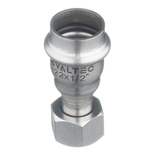 Соединитель VALTEC (VTi.908.I.002204) 22 мм х 1/2 ВР(г) нержавеющая сталь с накидной гайкой Соединитель VALTEC (VTi.908.I.002204) 22 мм х 1/2 ВР(г) нержавеющая сталь с накидной гайкой