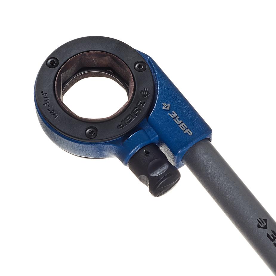 Трещотка для клуппа ЗУБР Профессионал (28275-1/4-5/4_z02) 1/2 - 1 1/4 Трещотка для клуппа ЗУБР Профессионал (28275-1/4-5/4_z02) 1/2 - 1 1/4