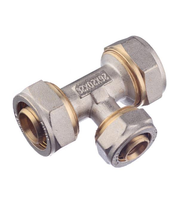 Тройник 26 обж(ц) х 20 обж(ц) х 26 обж(ц) Тройник 26 обж(ц) х 20 обж(ц) х 26 обж(ц)