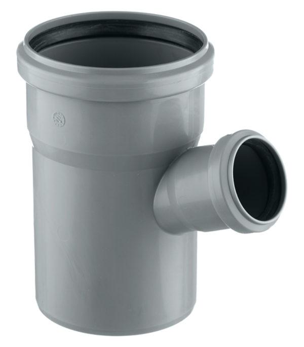Тройник Ostendorf d110х50 мм 67° пластиковый для внутренней канализации Тройник Ostendorf d110х50 мм 67° пластиковый для внутренней канализации