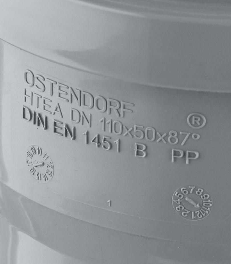 Тройник Ostendorf d110х50 мм 87° пластиковый для внутренней канализации Тройник Ostendorf d110х50 мм 87° пластиковый для внутренней канализации