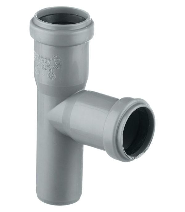 Тройник Ostendorf d32 мм 87° пластиковый для внутренней канализации