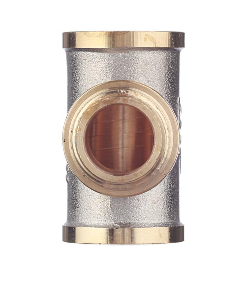 Тройник переходный 1/2 ВР(г) х 1/2 НР(ш) х 1/2 ВР(г) латунный Тройник переходный 1/2 ВР(г) х 1/2 НР(ш) х 1/2 ВР(г) латунный