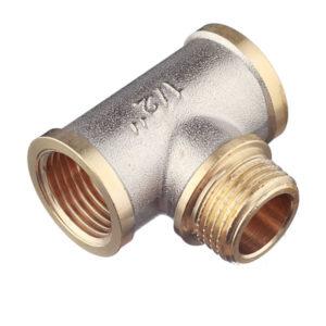 Тройник переходный 1/2 ВР(г) х 1/2 НР(ш) х 1/2 ВР(г) латунный