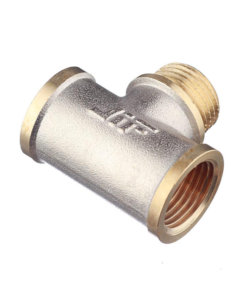 Тройник переходный 1/2 ВР(г) х 1/2 НР(ш) х 1/2 ВР(г) латунный Тройник переходный 1/2 ВР(г) х 1/2 НР(ш) х 1/2 ВР(г) латунный