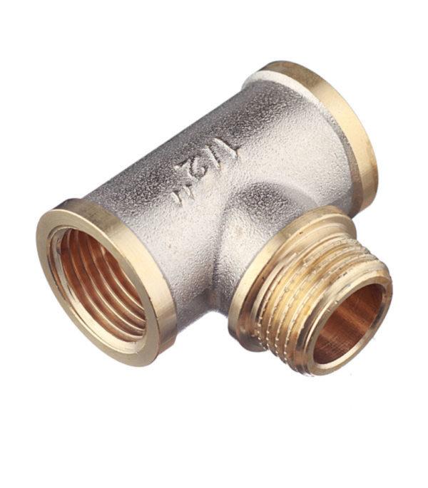 Тройник переходный 1/2 ВР(г) х 1/2 НР(ш) х 1/2 ВР(г) латунный Тройник переходный 1/2 ВР(г) х 1/2 НР(ш) х 1/2 ВР(г) латунный