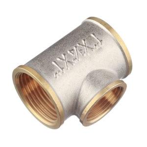 Тройник переходный 1 ВР(г) х 3/4 ВР(г) х 1 ВР(г) латунный