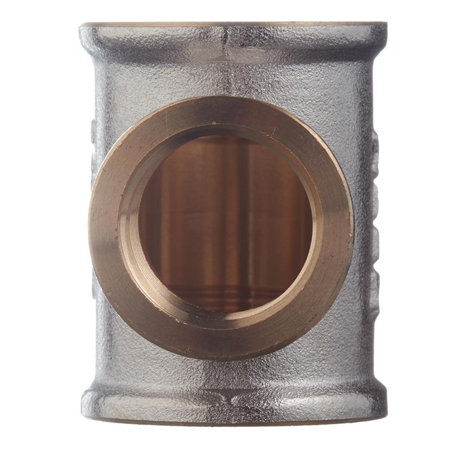 Тройник переходный 3/4 ВР(г) х 1/2 ВР(г) х 3/4 ВР(г) латунный Тройник переходный 3/4 ВР(г) х 1/2 ВР(г) х 3/4 ВР(г) латунный