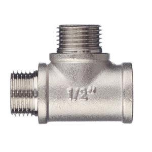 Тройник переходный VALTEC (VTr.133.N.0004) 1/2 ВР(г) х 1/2 НР(ш) х 1/2 НР(ш) латунный