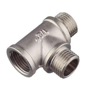 Тройник переходный VALTEC (VTr.133.N.0004) 1/2 ВР(г) х 1/2 НР(ш) х 1/2 НР(ш) латунный