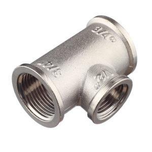 Тройник переходный VALTEC (VTr.750.N.0504) 3/4 ВР(г) х 1/2 ВР(г) х 3/4 ВР(г) латунный