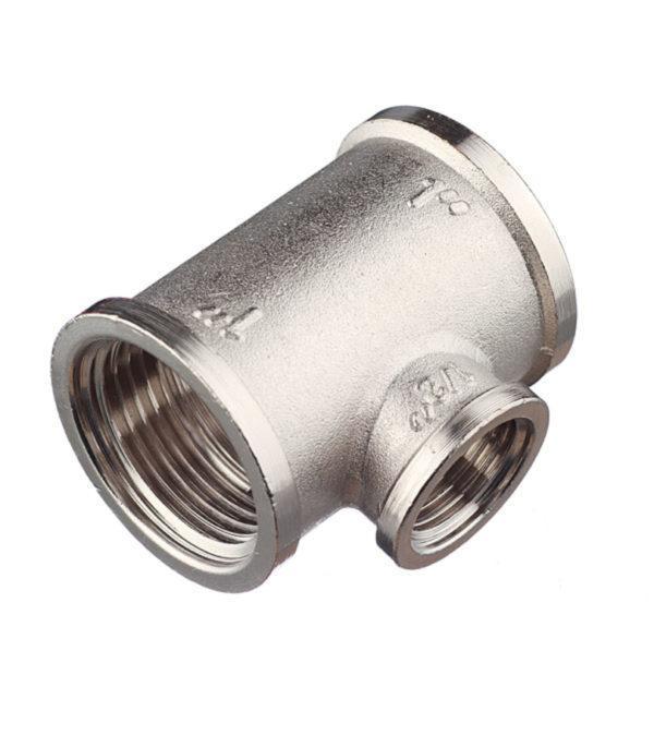 Тройник переходный VALTEC (VTr.750.N.0604) 1 ВР(г) х 1/2 ВР(г) х 1 ВР(г) латунный