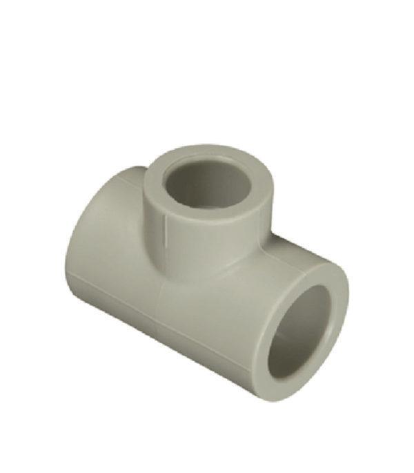 Тройник полипропиленовый FV-PLAST (212040032) переходный 40 х 32 х 40 мм серый