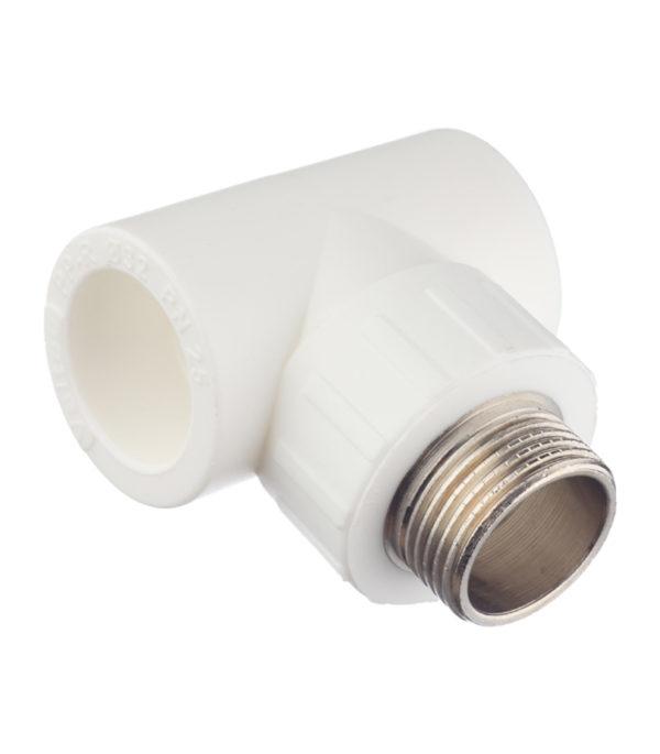 Тройник полипропиленовый VALTEC (VTp.733.0.03206) переходный 32 мм х 1 НР(ш) х 32 мм