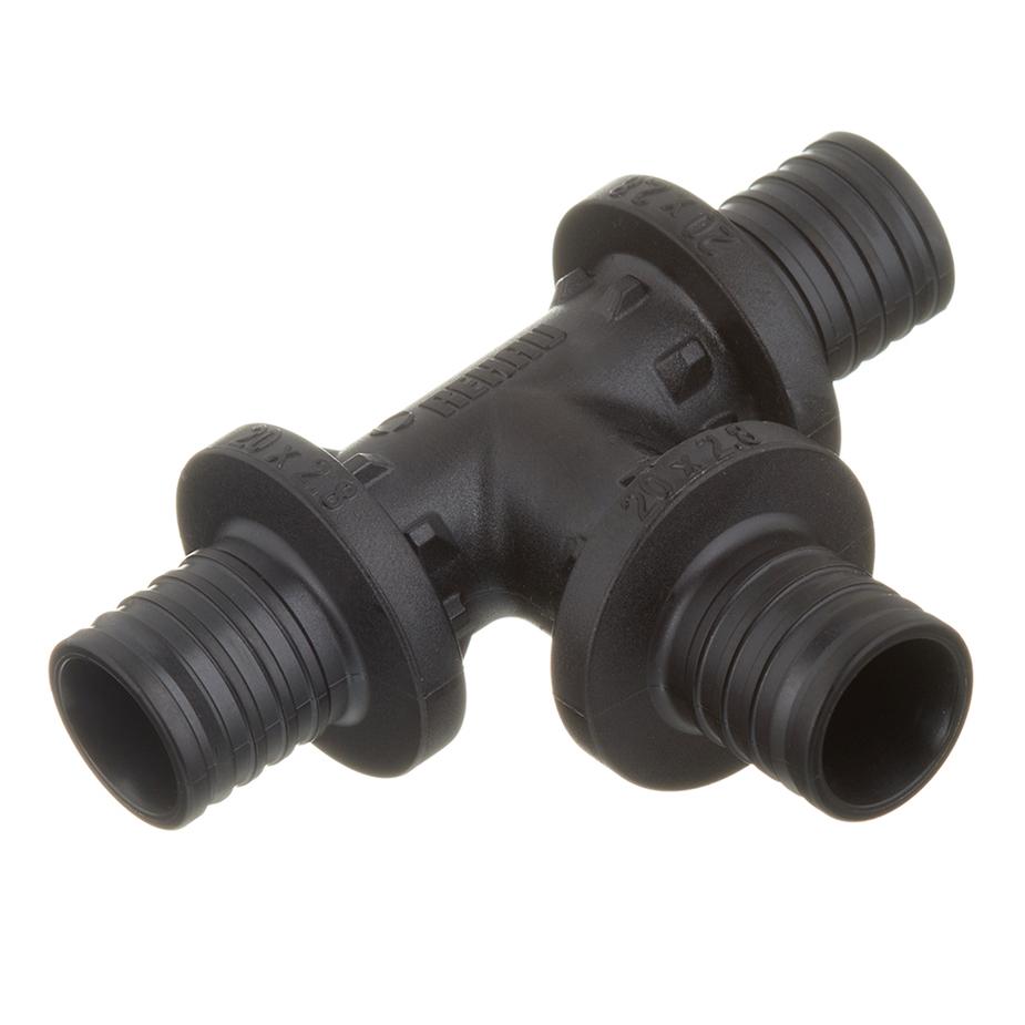 Тройник PX Rehau (11600321001) 20 х 20 х 20 мм равнопроходной Тройник PX Rehau (11600321001) 20 х 20 х 20 мм равнопроходной