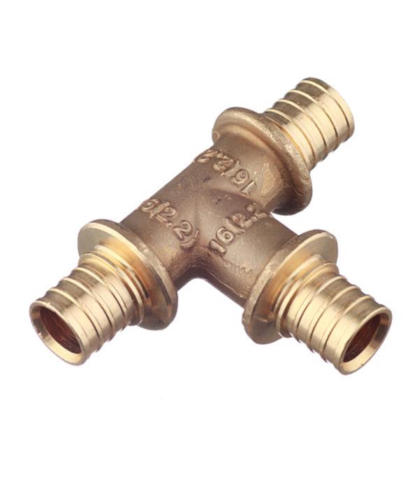 Тройник Stout (SFA-0013-000016) 16 х 16 х 16 мм латунный