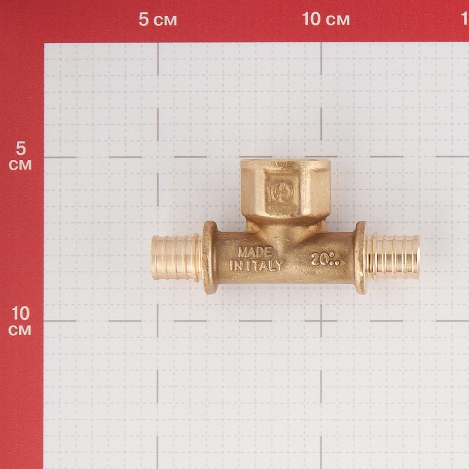 Тройник Stout (SFA-0028-001612) 16 мм х 1/2 ВР(г) х 16 мм латунный Тройник Stout (SFA-0028-001612) 16 мм х 1/2 ВР(г) х 16 мм латунный