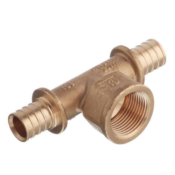 Тройник Stout (SFA-0028-002034) 20 мм х 3/4 ВР(г) х 20 мм латунный