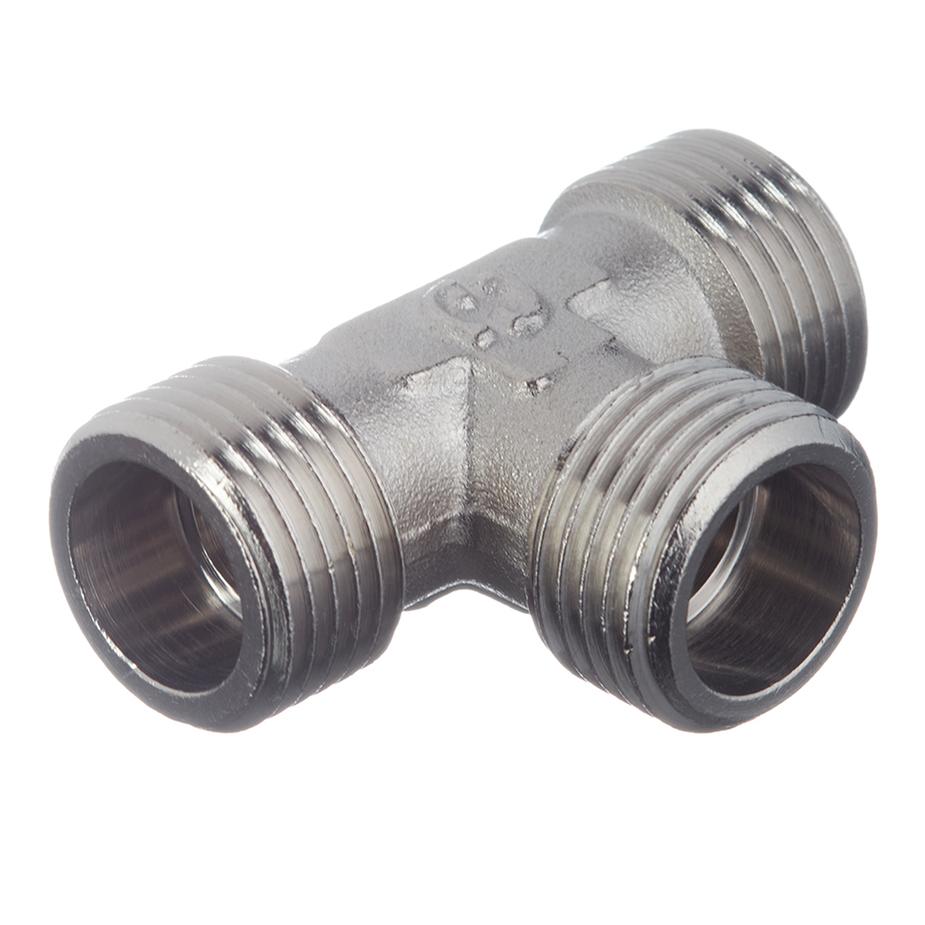 Тройник Stout (SFT-0018-121212) 1/2 НР(ш) х 1/2 НР(ш) х 1/2 НР(ш) латунный Тройник Stout (SFT-0018-121212) 1/2 НР(ш) х 1/2 НР(ш) х 1/2 НР(ш) латунный