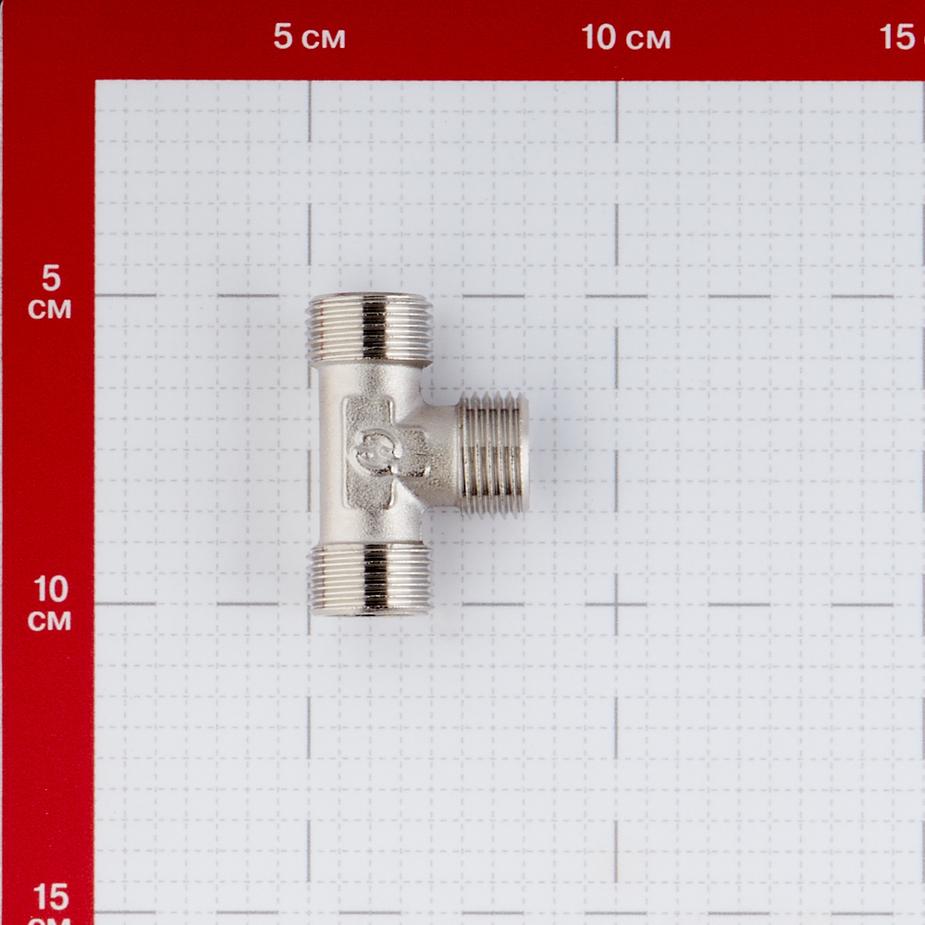 Тройник Stout (SFT-0018-121212) 1/2 НР(ш) х 1/2 НР(ш) х 1/2 НР(ш) латунный Тройник Stout (SFT-0018-121212) 1/2 НР(ш) х 1/2 НР(ш) х 1/2 НР(ш) латунный