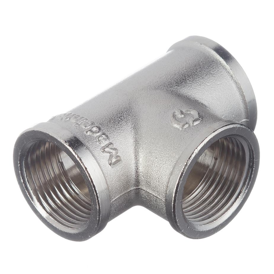 Тройник Stout (SFT-0020-000034) 3/4 ВР(г) х 3/4 ВР(г) х 3/4 ВР(г) латунный Тройник Stout (SFT-0020-000034) 3/4 ВР(г) х 3/4 ВР(г) х 3/4 ВР(г) латунный