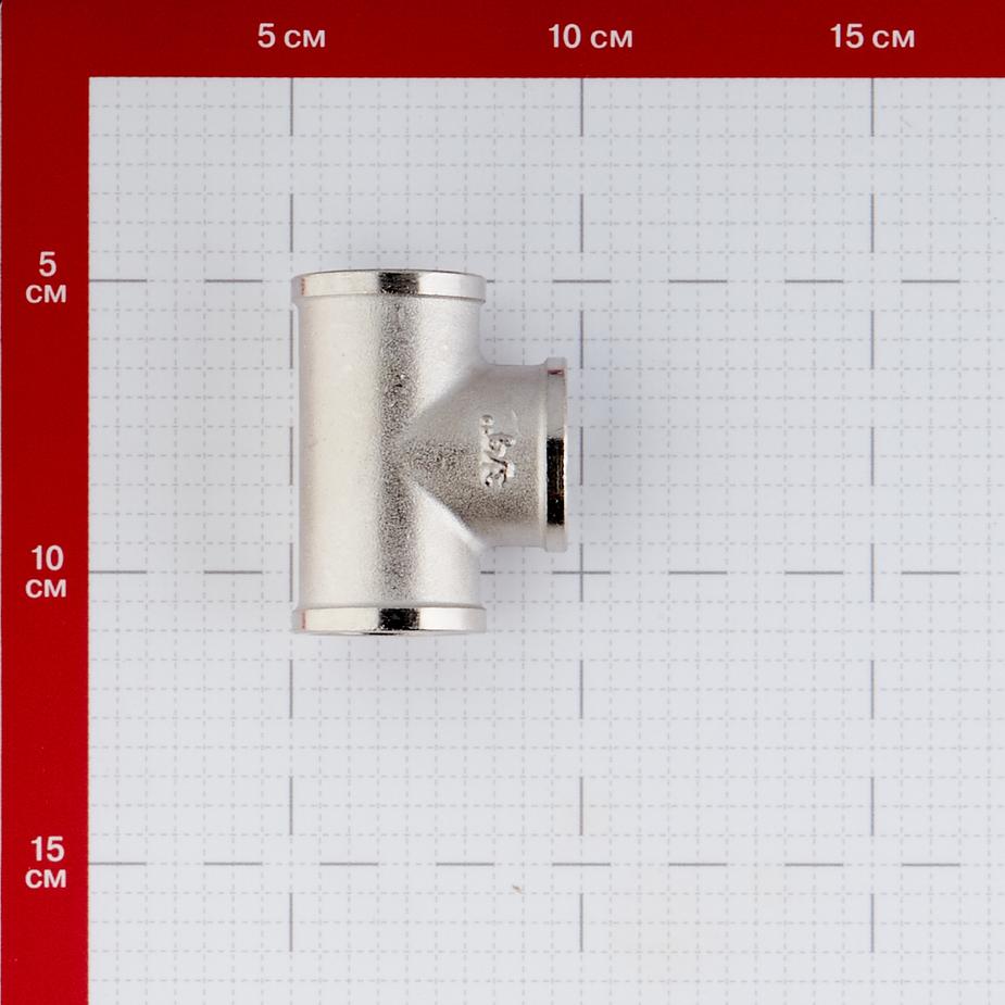 Тройник Stout (SFT-0020-000034) 3/4 ВР(г) х 3/4 ВР(г) х 3/4 ВР(г) латунный Тройник Stout (SFT-0020-000034) 3/4 ВР(г) х 3/4 ВР(г) х 3/4 ВР(г) латунный