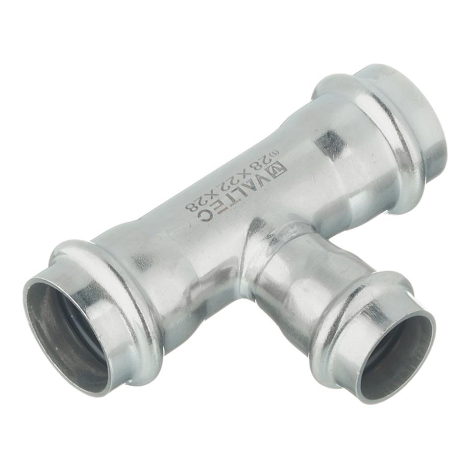 Тройник VALTEC (VTi.931.I.282228) 28 х 22 х 28 мм нержавеющая сталь Тройник VALTEC (VTi.931.I.282228) 28 х 22 х 28 мм нержавеющая сталь