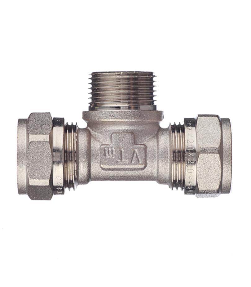 Тройник VALTEC (VTm.333.N.200520) 20 обж(ц) х 3/4 НР(ш) х 20 обж(ц) Тройник VALTEC (VTm.333.N.200520) 20 обж(ц) х 3/4 НР(ш) х 20 обж(ц)