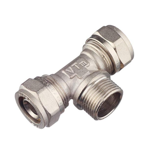 Тройник VALTEC (VTm.333.N.200520) 20 обж(ц) х 3/4 НР(ш) х 20 обж(ц) Тройник VALTEC (VTm.333.N.200520) 20 обж(ц) х 3/4 НР(ш) х 20 обж(ц)