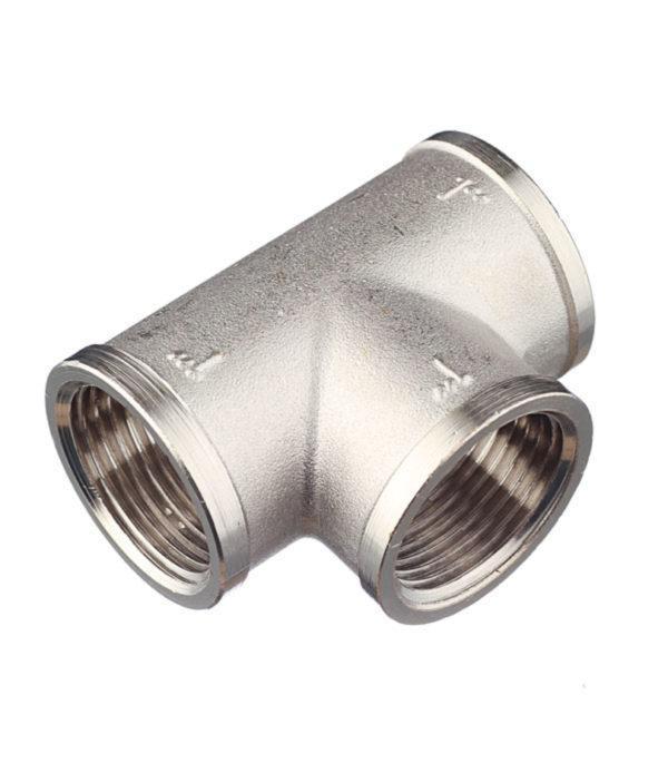 Тройник VALTEC (VTr.130.N.0006) 1 ВР(г) х 1 ВР(г) х 1 ВР(г) латунный