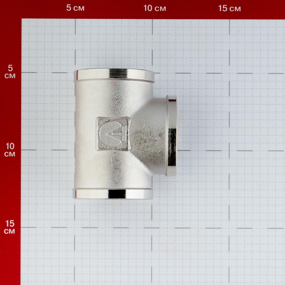 Тройник VALTEC (VTr.130.N.0007) 1 1/4 ВР(г) х 1 1/4 ВР(г) х 1 1/4 ВР(г) латунный Тройник VALTEC (VTr.130.N.0007) 1 1/4 ВР(г) х 1 1/4 ВР(г) х 1 1/4 ВР(г) латунный