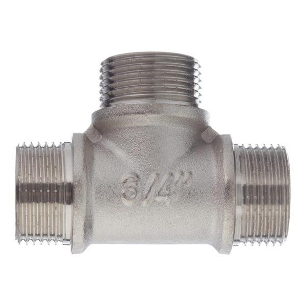 Тройник VALTEC (VTr.131.N.0005) 3/4 НР(ш) х 3/4 НР(ш) х 3/4 НР(ш) латунный