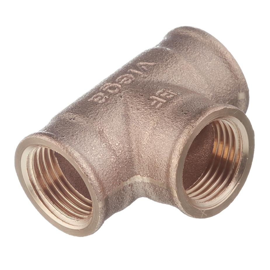 Тройник Viega (264222) 1/2 ВР(г) х 1/2 ВР(г) х 1/2 ВР(г) бронзовый Тройник Viega (264222) 1/2 ВР(г) х 1/2 ВР(г) х 1/2 ВР(г) бронзовый