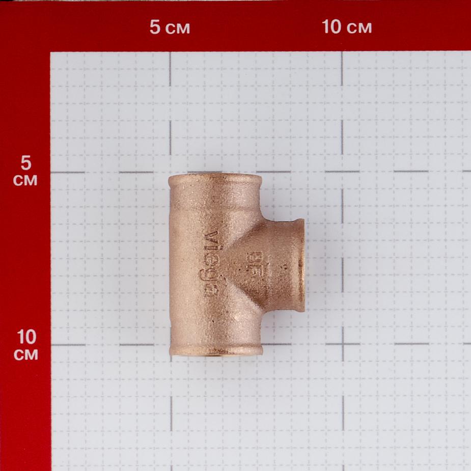 Тройник Viega (264222) 1/2 ВР(г) х 1/2 ВР(г) х 1/2 ВР(г) бронзовый Тройник Viega (264222) 1/2 ВР(г) х 1/2 ВР(г) х 1/2 ВР(г) бронзовый