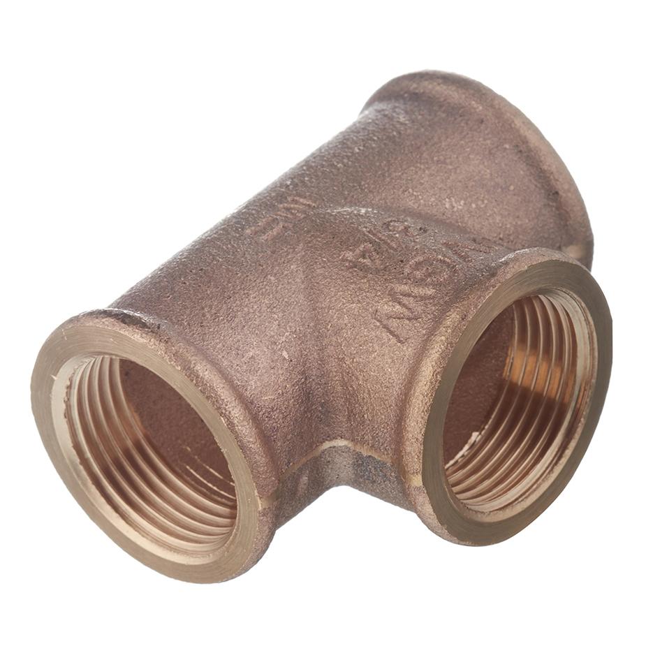 Тройник Viega (264246) 3/4 ВР(г) х 3/4 ВР(г) х 3/4 ВР(г) бронзовый Тройник Viega (264246) 3/4 ВР(г) х 3/4 ВР(г) х 3/4 ВР(г) бронзовый