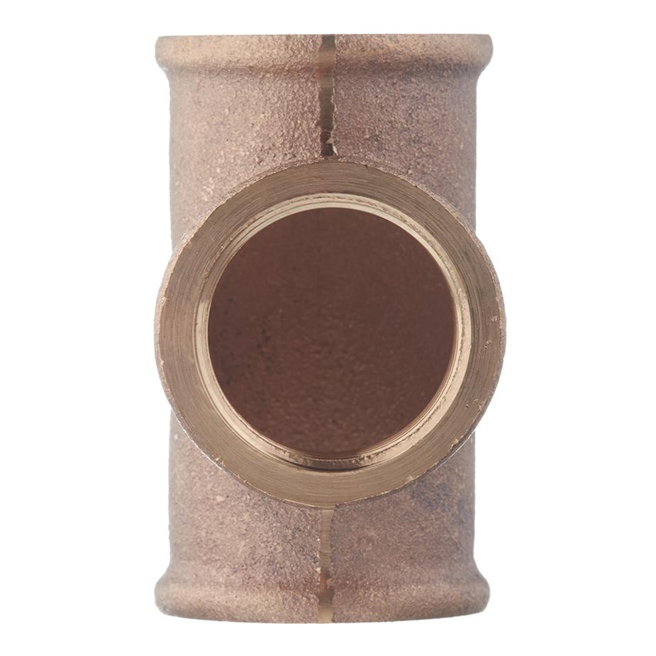 Тройник Viega (264246) 3/4 ВР(г) х 3/4 ВР(г) х 3/4 ВР(г) бронзовый Тройник Viega (264246) 3/4 ВР(г) х 3/4 ВР(г) х 3/4 ВР(г) бронзовый