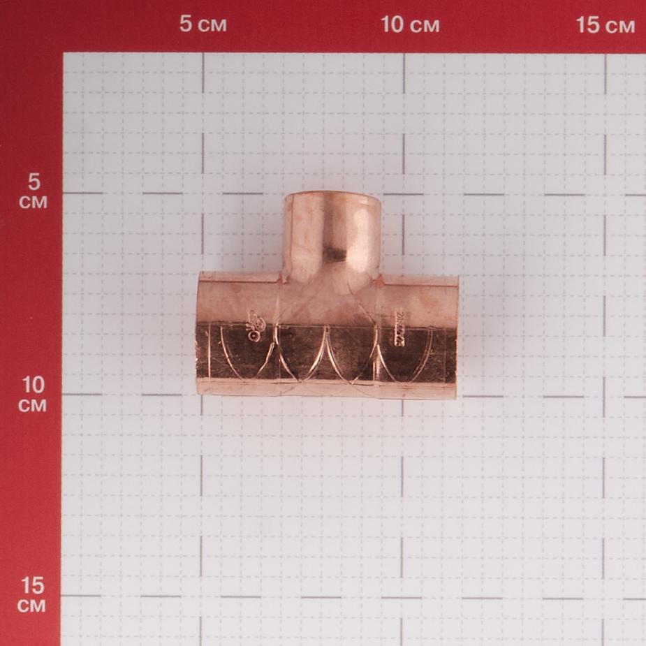 Тройник Viega под пайку 28 х 22 х 28 мм медный Тройник Viega под пайку 28 х 22 х 28 мм медный
