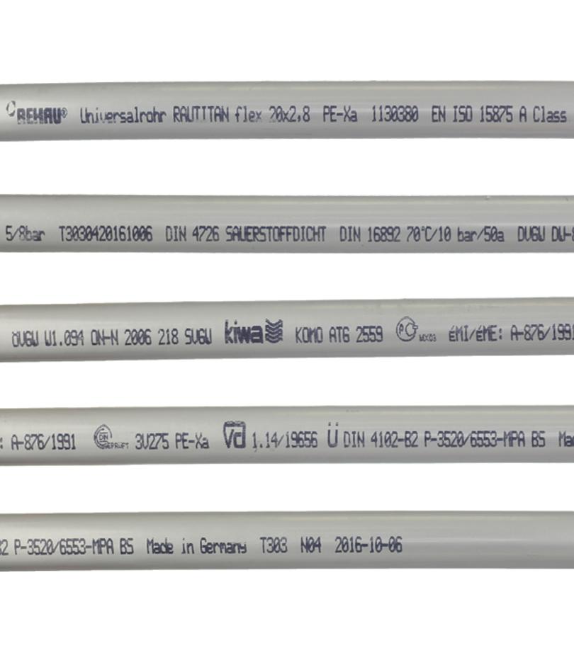 Труба из сшитого полиэтилена PE-Xa Rehau Rautitan Flex (130380-100-1) 20х2,8 мм PN10 Труба из сшитого полиэтилена PE-Xa Rehau Rautitan Flex (130380-100-1) 20х2,8 мм PN10