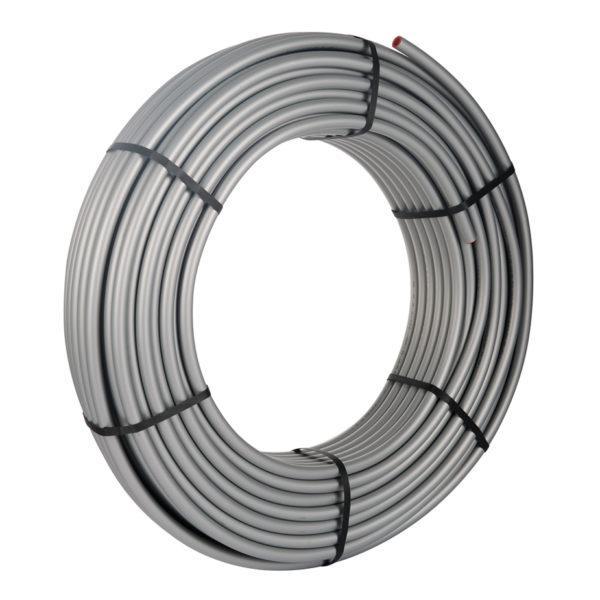 Труба из сшитого полиэтилена PE-Xc/Al/PE-Xc Stout (SPS-0001-002029) 20 х 2,9 мм стабильная PN10 серая (100 м)