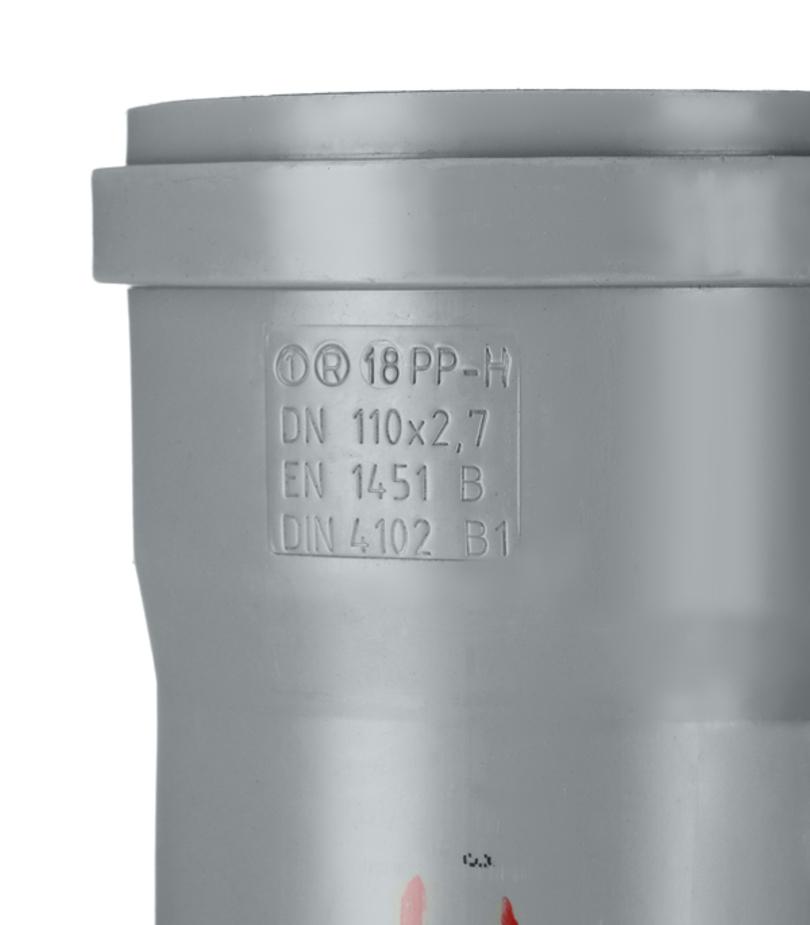 Труба канализационная Ostendorf d110x1500 мм пластиковая для внутренней канализации Труба канализационная Ostendorf d110x1500 мм пластиковая для внутренней канализации