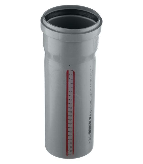 Труба канализационная Ostendorf d110x250 мм пластиковая для внутренней канализации Труба канализационная Ostendorf d110x250 мм пластиковая для внутренней канализации