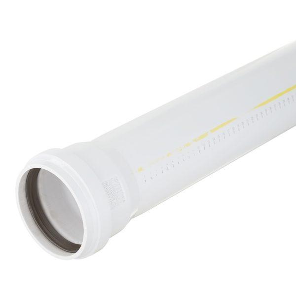 Труба канализационная Ostendorf SKEM d110х2000 мм пластиковая шумопоглощающая для внутренней канализации