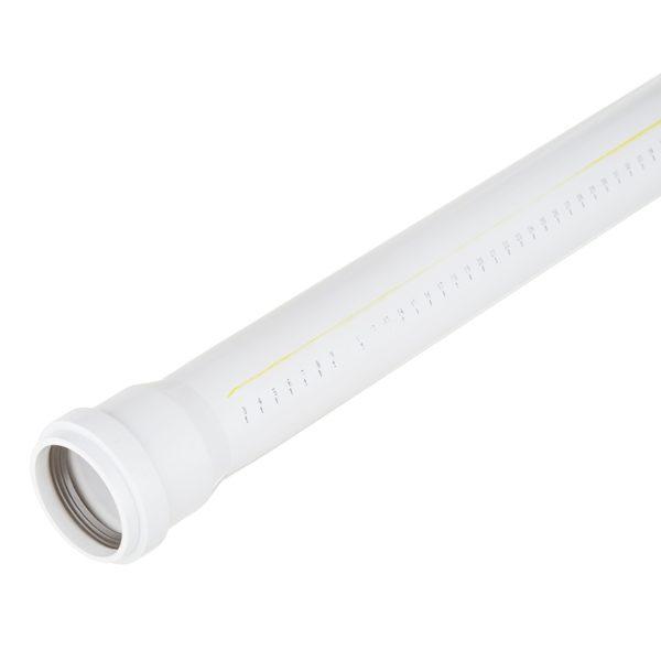 Труба канализационная Ostendorf SKEM d50х2000 мм пластиковая шумопоглощающая для внутренней канализации