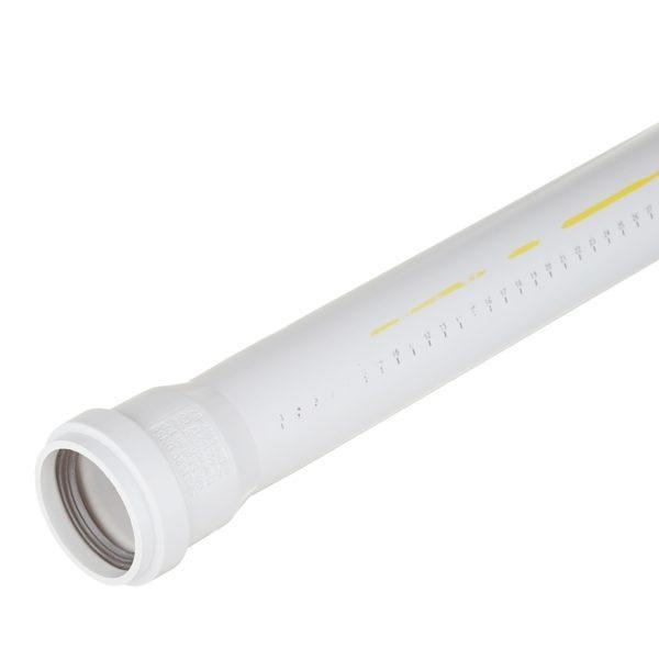 Труба канализационная Ostendorf SKEM d50х500 мм пластиковая шумопоглощающая для внутренней канализации Труба канализационная Ostendorf SKEM d50х500 мм пластиковая шумопоглощающая для внутренней канализации