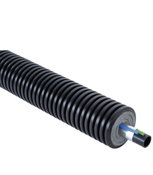 Труба ПНД PE-Xa Uponor Ecoflex Supra Plus (1048687) теплоизолированная 25х2,3/68 мм PN12.5/16 с греющим кабелем 10 Вт/м Труба ПНД PE-Xa Uponor Ecoflex Supra Plus (1048687) теплоизолированная 25х2,3/68 мм PN12.5/16 с греющим кабелем 10 Вт/м