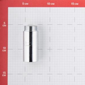 Удлинитель 60 мм х 3/4 ВР(г) х 3/4 НР(ш) латунный